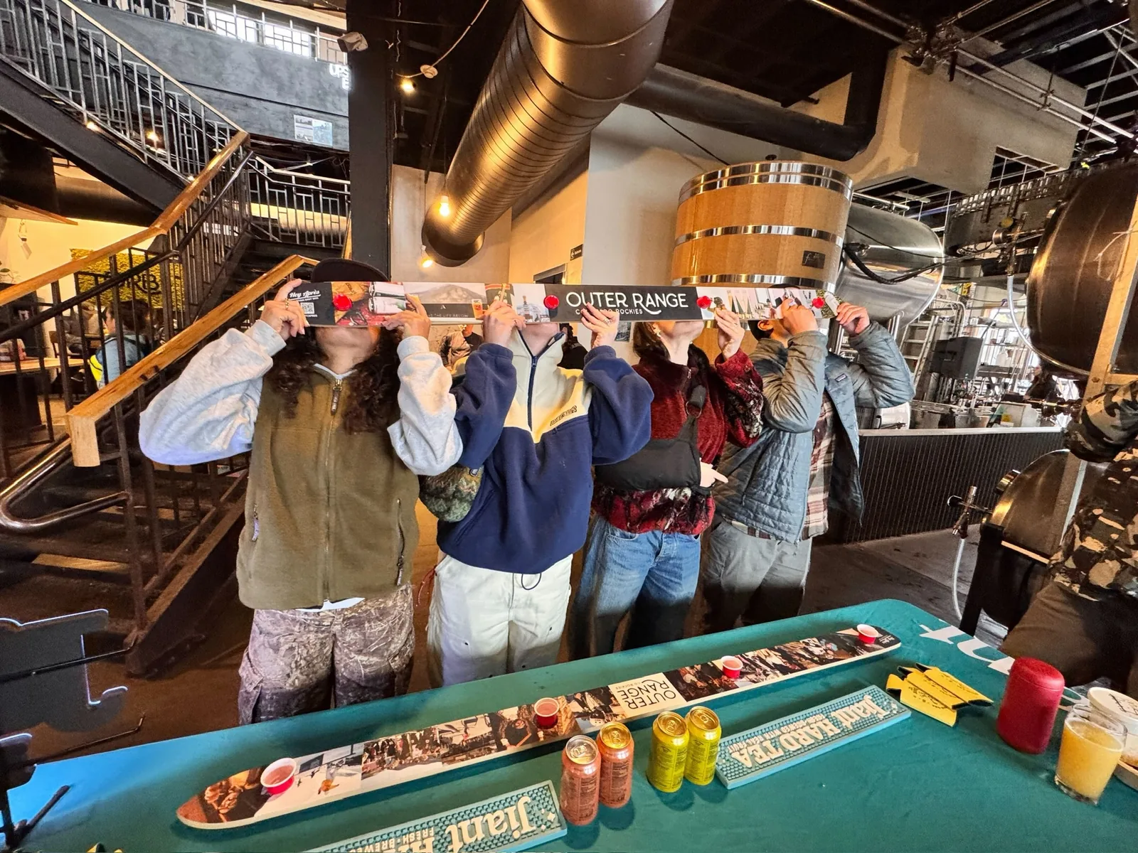 Shotski with Jiant at the bar
